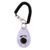 Pet Trainer Oval Shape Elastic ABS Dog Training Clicker for Outdoor