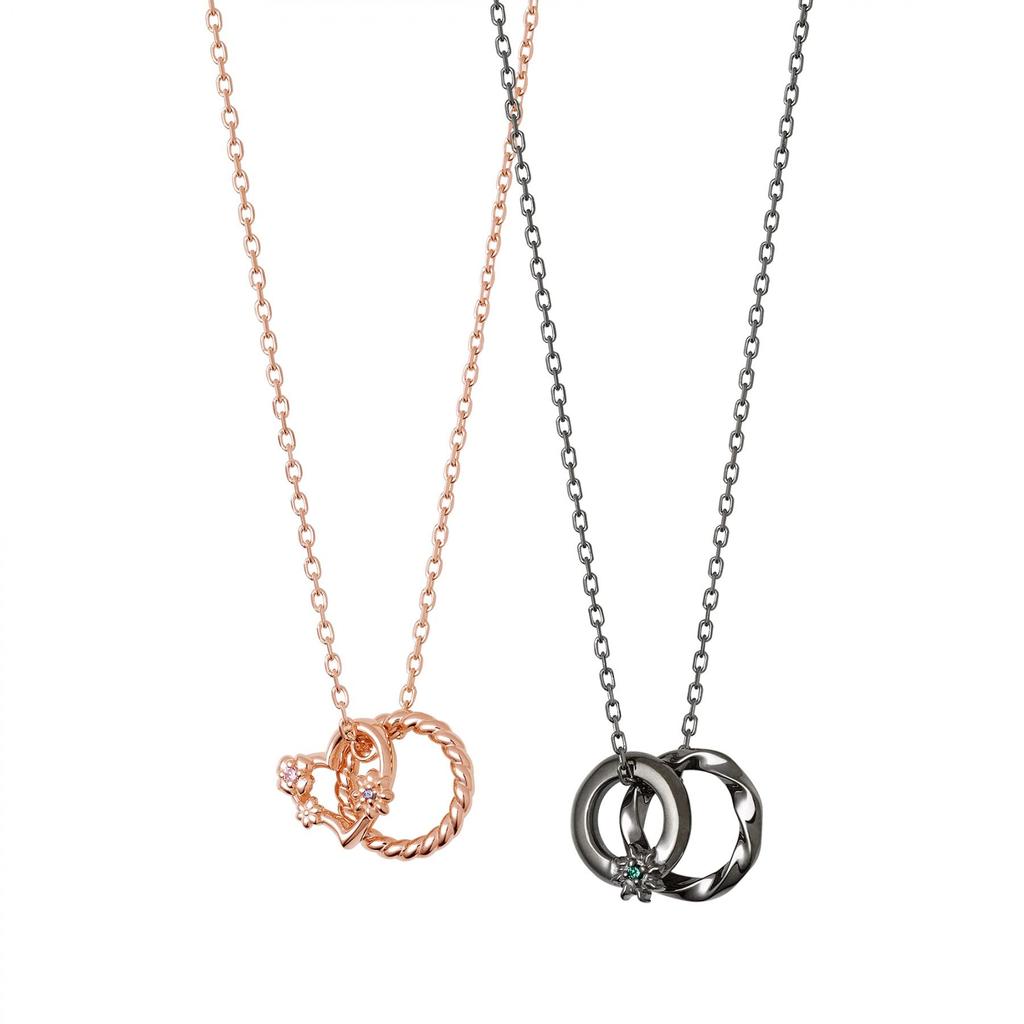 THE KISS Rapunzel Silberne Halskette „Rapunzel – Neu verföhnt“ (Disney-Kollektion) DI-SN2410CB [Disney-Kollektion] Damen