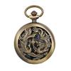 Dragon Skeleton Automatic Pendant Watch Roman Analog Non-Waterproof Antique Chinese Style Alloy