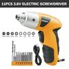 Rechargeable Electric Screwdriver Set - Multifunctional Lithium Battery Powered Hand Drill for Household Use