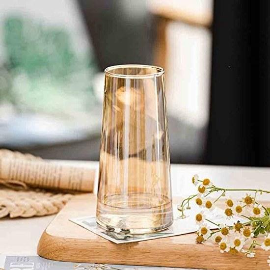 VaseGlassVaseStylishSingle Stem HolderSimple Flower ContainerVaseTransparentFlower BaseVaseDecorators DecorationHeight 15CM
