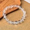 2025 Natrual Clear Quartz Beads Bangle Charm Bracelet For Women