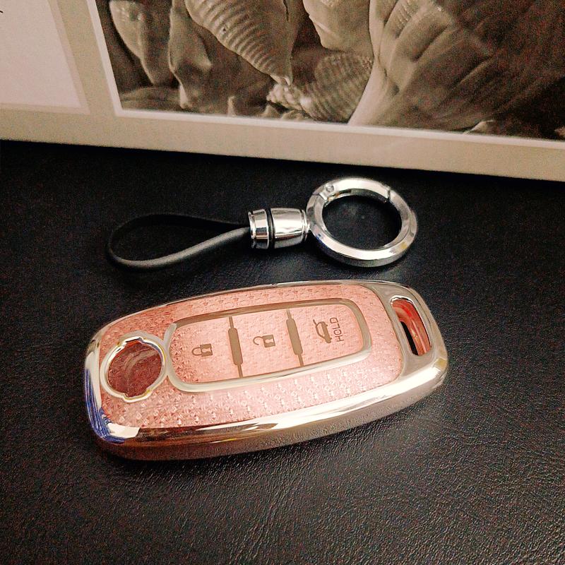 Luxury Key Case Tpu For Nissan Versa Maxima Rogue Armada Sentra Qashqai X-Trail 3 4 Button Remote Car Key Case Cover