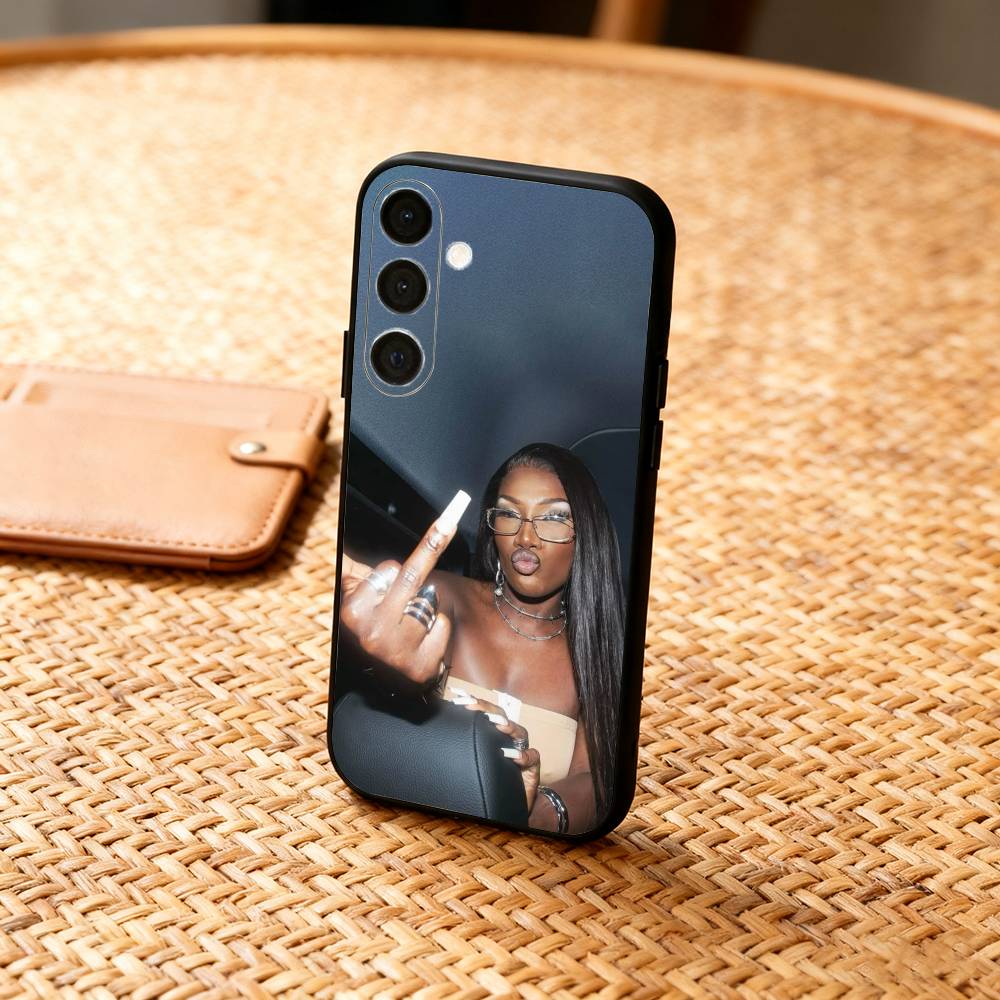 Rapper D-Doechii Phone Case For Samsung A73,72,71,53,52,51,22,91,80, Soft Black Cover