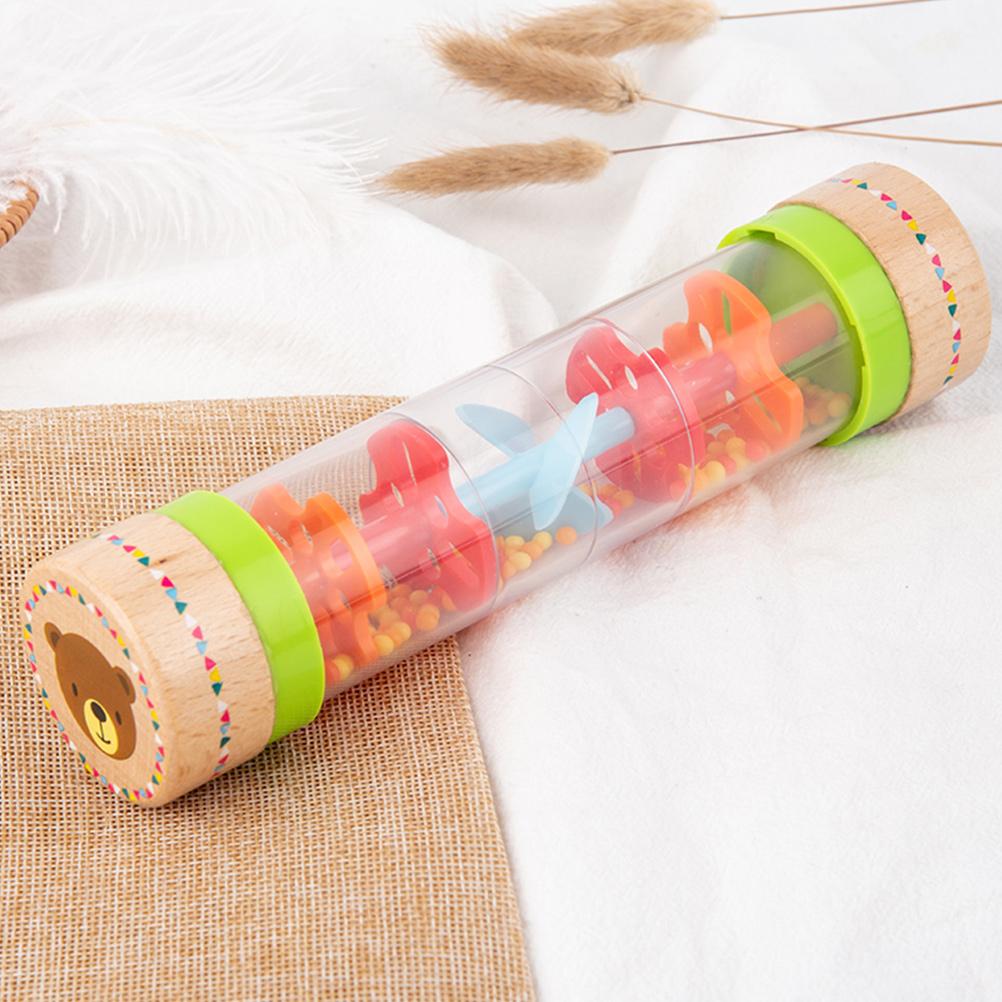 Kids Rain Rainmaker Rain Stick Musical Toy Raindrop Sound for Kids Rain Stick Baby Educational