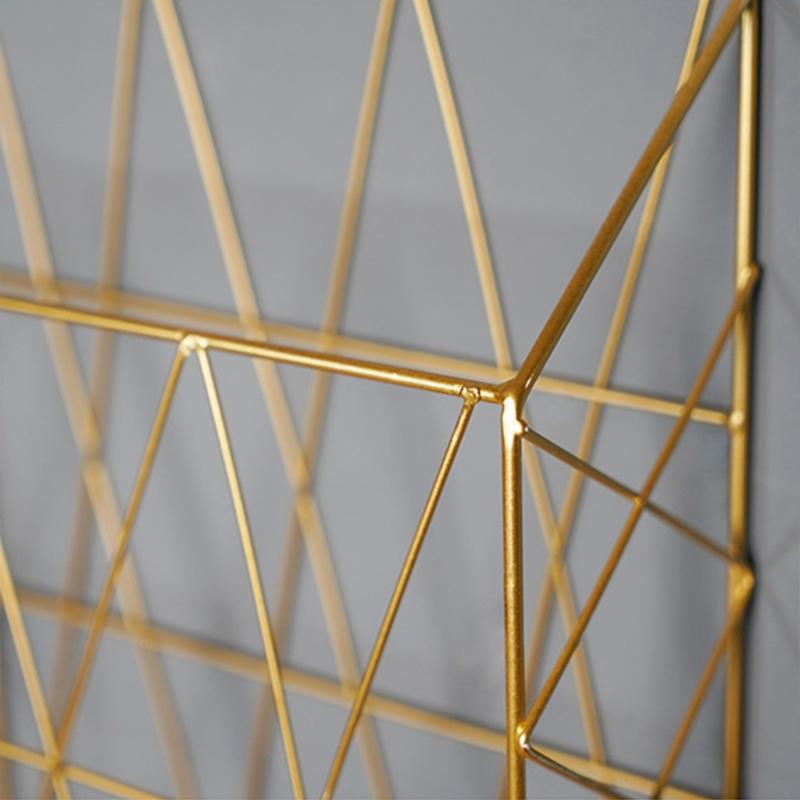 Exquisiter Zeitschriften-Organizer-Halter aus Eisendraht mit robuster Aufhängehalterung, hochbelastbarer Eisen-Akten-Buchhalter, Wandornament