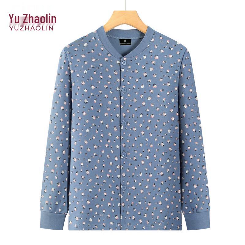 

YUZHAOLIN Women s 100% Cotton Thermal Cardigan Base Layer 4XL
