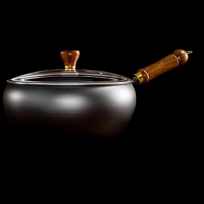 Jin Saozi 24cm Wrought Iron Non-stick Wok