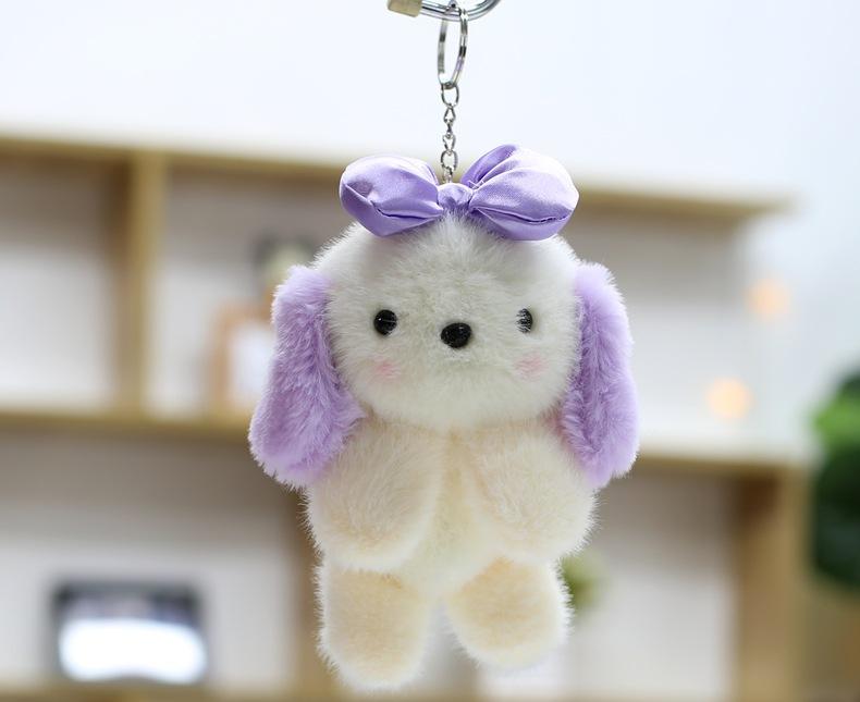 

Cute and Cute Bow and Arrow Dog Pendant Plush Toy Doll Doll Bag Hanging Keychain Doll 18Cm