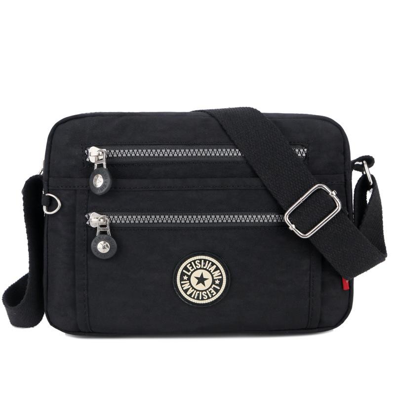 New women's shoulder bag casual nylon cloth diagonal span small square bag messenger bag logo