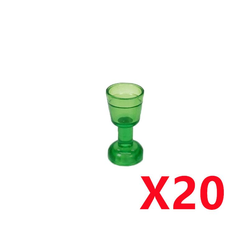 MOC City Building Blocks Character Scene Creative Accessories Mini Brick Color Wine Bottle Reagent Bottle Set Box Toy Gift X007