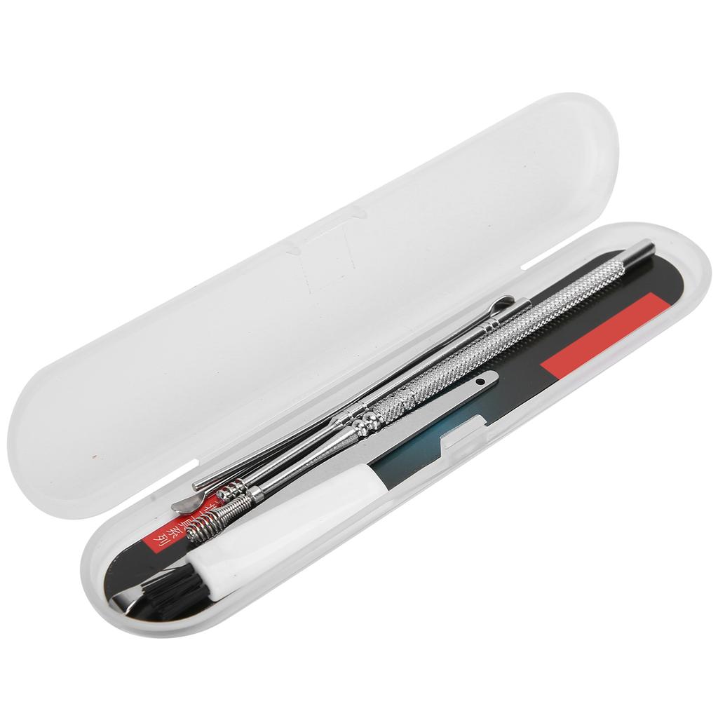 Stainless Steel Ear Cleaner Set Earpick Ear Wax Remover Spiral Ear Spoon Ear Cleaning Tools