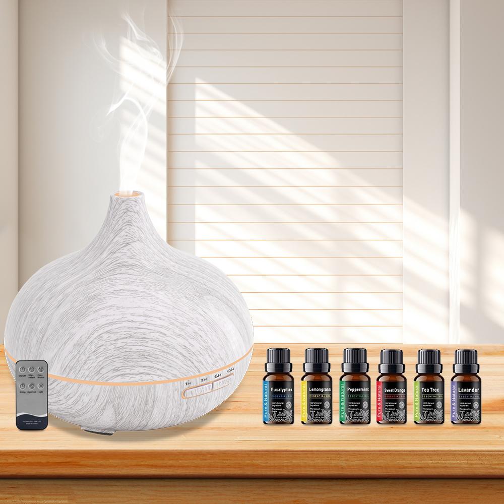 

Diffuser For Home For Home 550ml For Home Essential Oil Aroma Oil Diffuser Ultrasonic Remote Control Air Freshener Humidifier