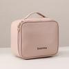 Elegant Pu Cosmetic Bag With Multiple Compartments For Travel And Home Use