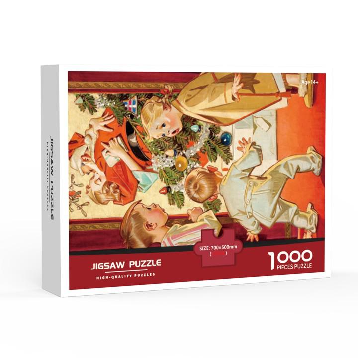 Adult Jigsaw Puzzle - 1000 Pieces, 70x50 CM White Cardboard