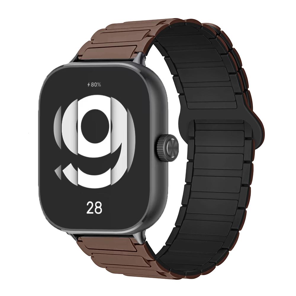 Magnetický náramek pro řemínek Redmi Watch 4 Silikonové pásky pro Xiaomi Mi Band 8 9 pro Řemínek k hodinkám Vyměnitelné příslušenství Correa