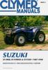 Kniha Suzuki LT-4WD, LT-F4WDX & LT-F250 ATV (1987-1998) Service Repair Manual