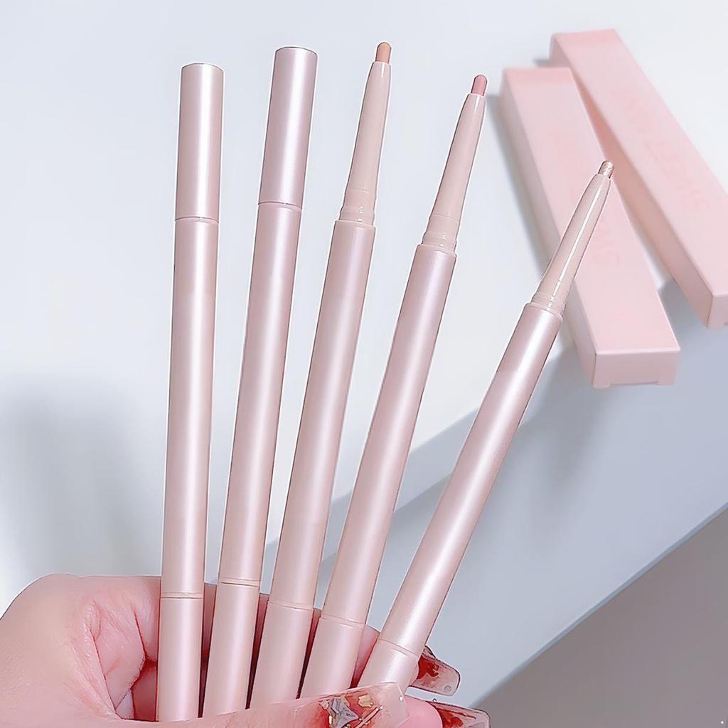 Natural Makeup Stick Double Ended Long Lasting Non Smudging High Gloss Silky Smooth Formula Eye Brightening Nourishing 2 In 1