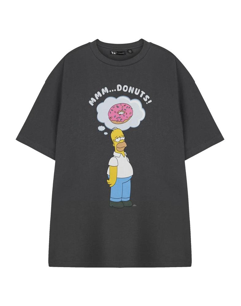 The simpsons short sleeved tshirt unisexs charcoal official merch M