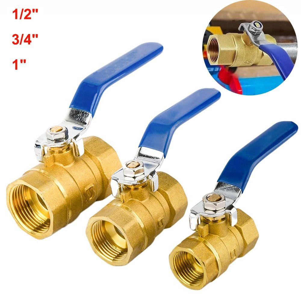 Pure Copper Brass Ball Valve 2P Threaded Ball Valve New Female Valve
