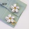 Clothing Repair Kits for Sewing Pearl Flower Button Cover, Clip on Covers Women, Detachable Shirt Unique Gift Fillers Crafters Clips, White