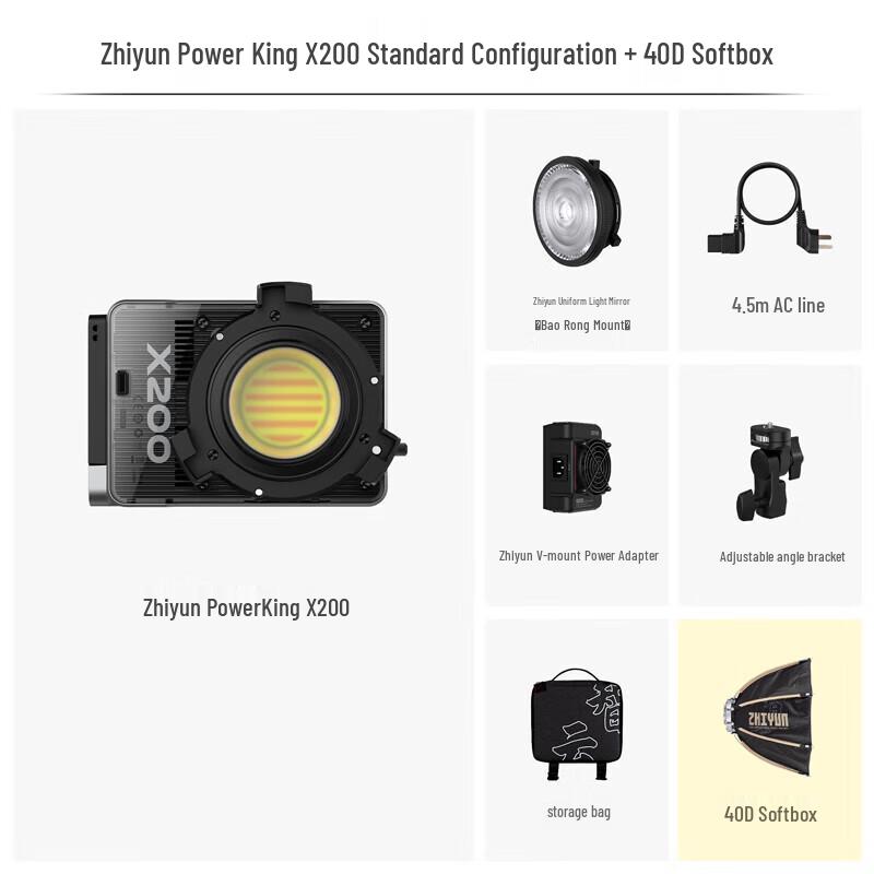 Zhiyun X200 Series Portable Video Light