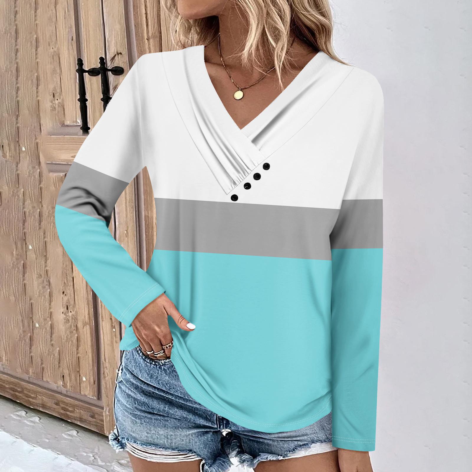 Блузки с длинным рукавом для женщин — фото 10