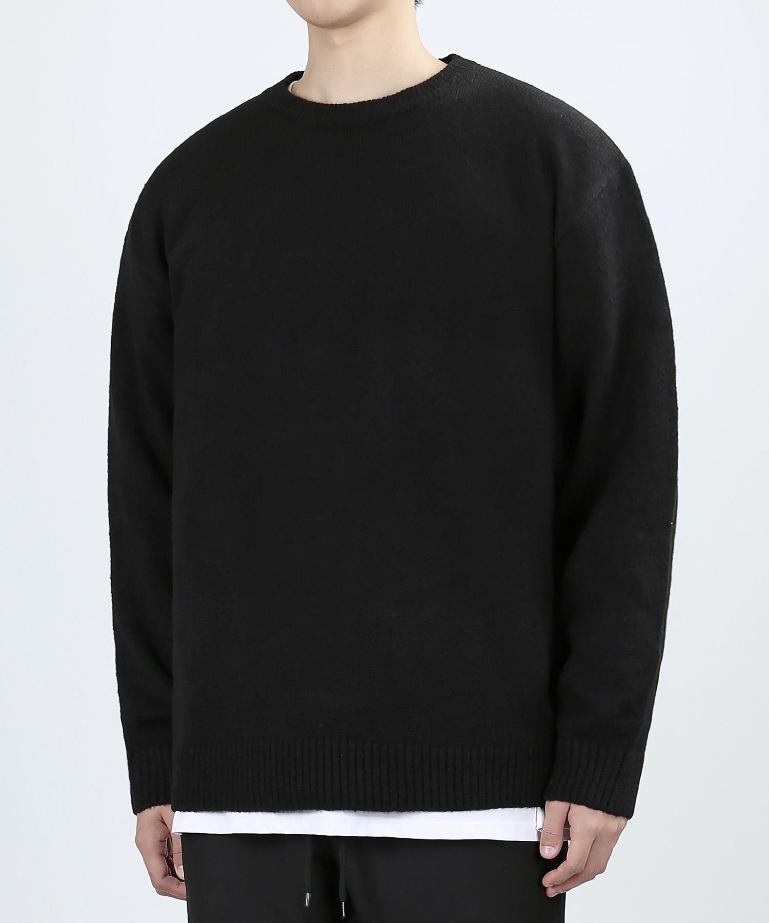 Berry Vein Snug Ray Knit (Black) M
