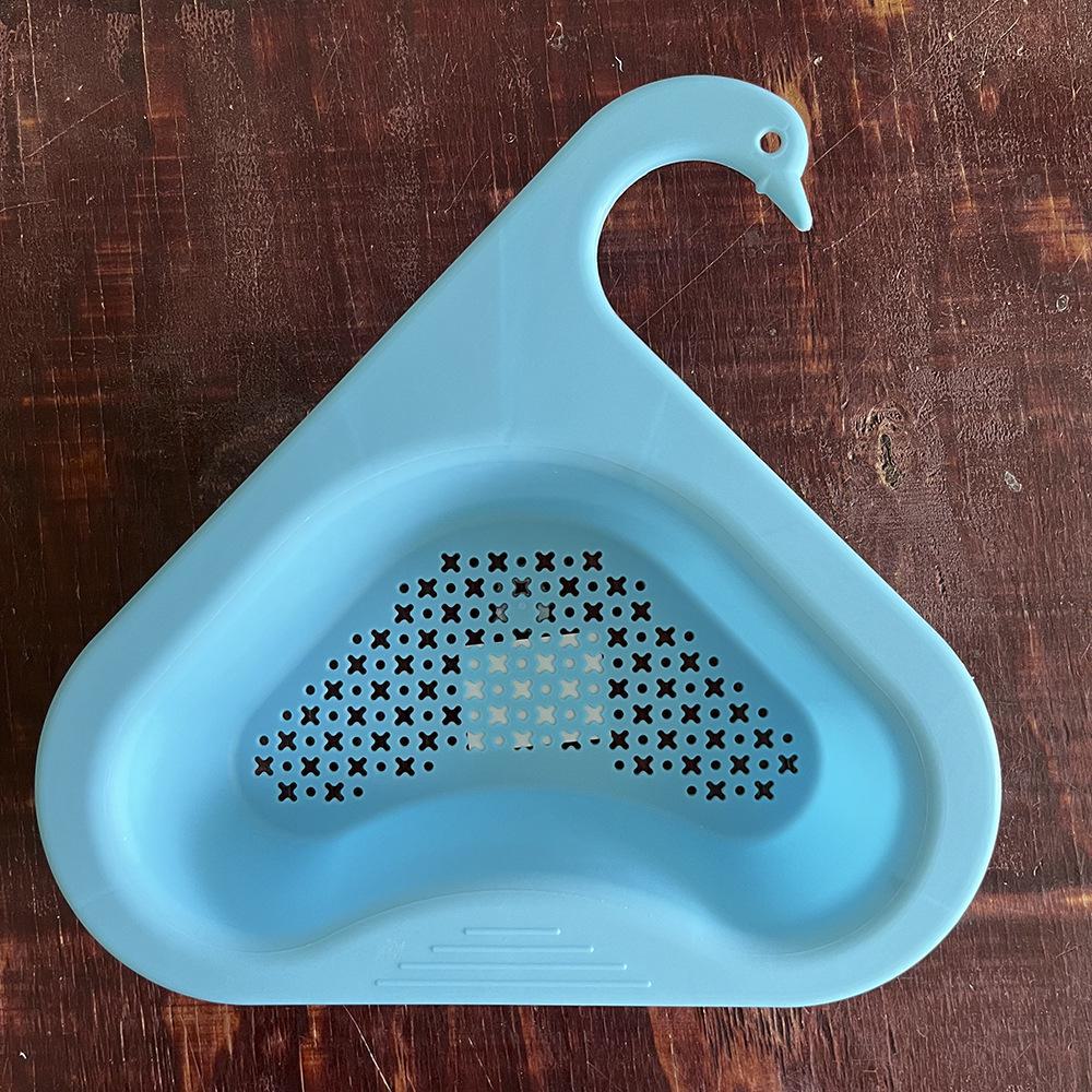 

Корзина для слива и полка для крана Swan - Фильтр для мойки и место для хранения Triangle небесно-голубой