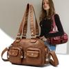 Vintage Leather Hobo Bag for Women Large Capacity Shoulder Bag Women Bags Ladies Leather Messenger Bags