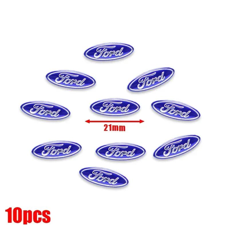 Nuovo 2026 Adesivo per Auto Ford Nuovo 2025 Caldo 3D Alluminio Chiave Telecomando Auto Emblema Adesivi Per Ford Fiesta Ranger Fusion M