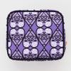 ANNA SUI Square Pouch (Purple  Approx. 11cm X 13cm X 5cm) Heart Print Women's Accessory Case 000151-0004-01