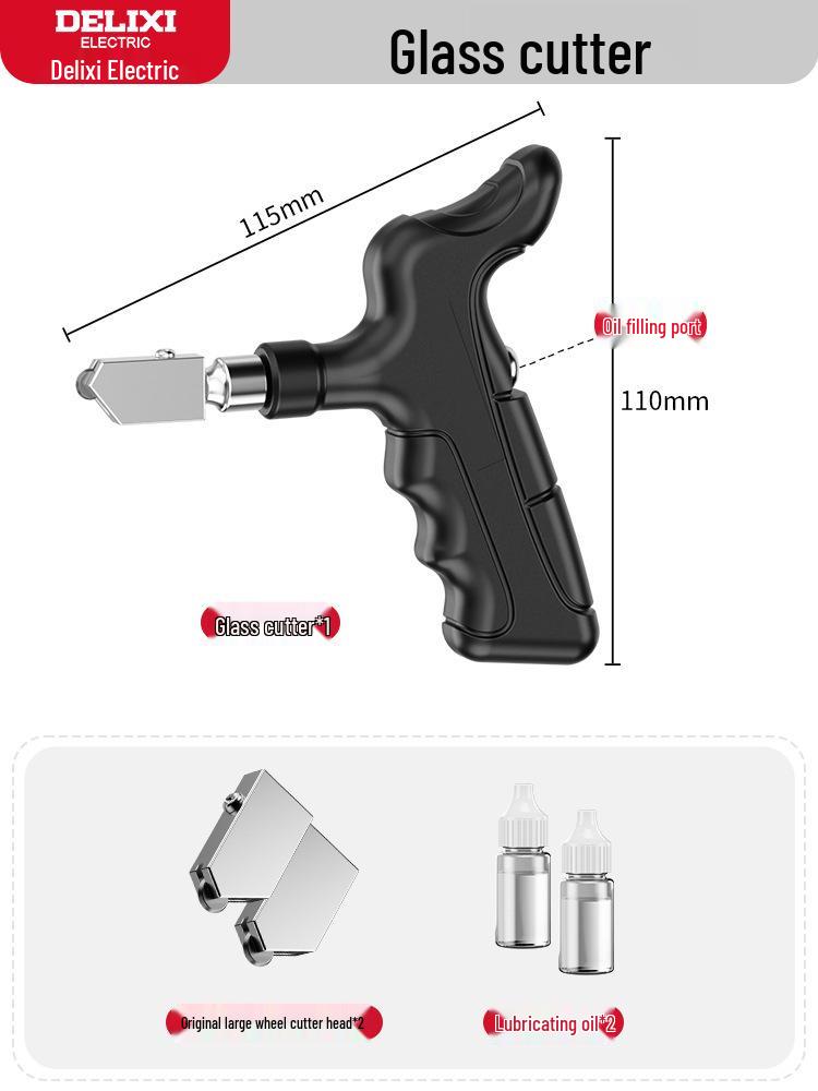 Delixi Handheld Diamond Glass & Tile Cutter Tool