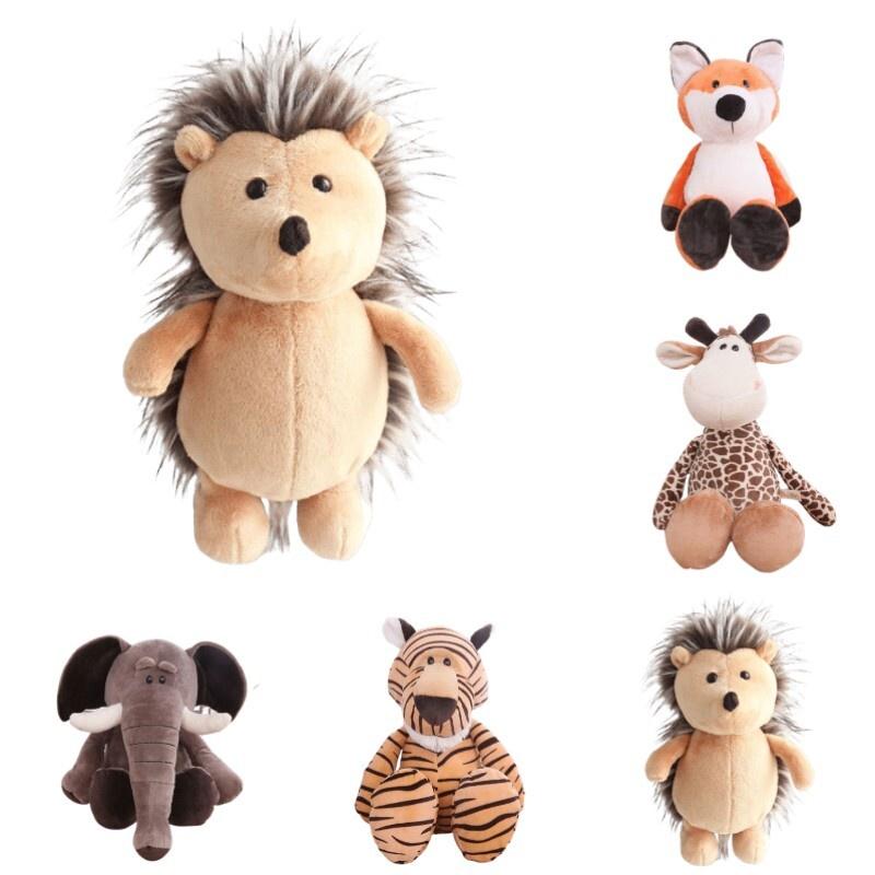 Jungle Animal Plush Toy Adorable Pp Cotton Stuffed Doll For Kids Babies