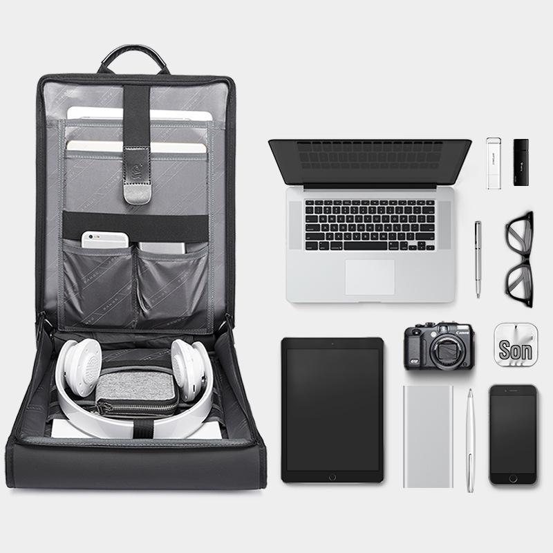 Bange Men's Lightweight Waterproof Laptop Backpack for Business & College