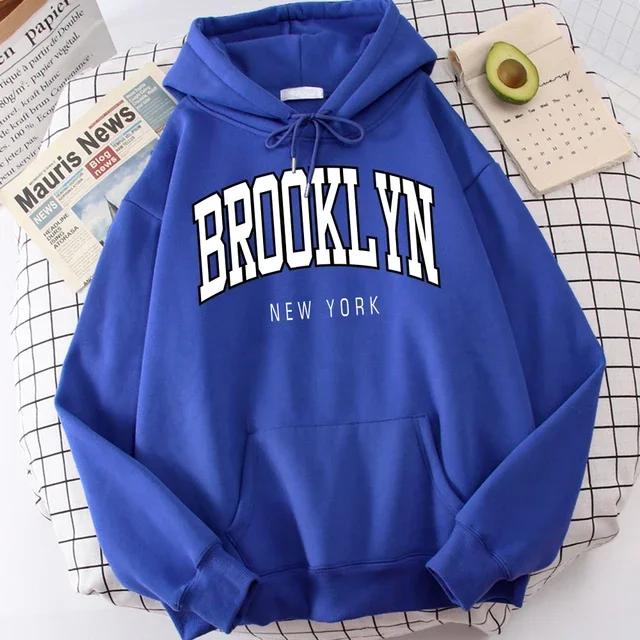 Brooklyn New York Print Hanorace pentru bărbați Haine de calitate la modă Trening clasic Simplicity Îmbrăcăminte Harajuku pentru bărbați