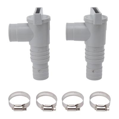 Pool Shut Off Valve PVC Simple Installation Pool Plunger Valves Replacement for 32mm Hose Connected