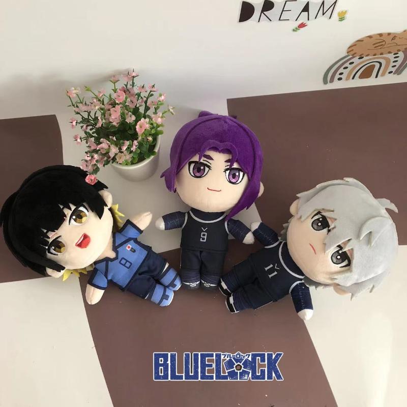 Lock Plush Blue Doll Seishiro Nagi Bachira Meguru Stuffed Toy Home Decor Gifts