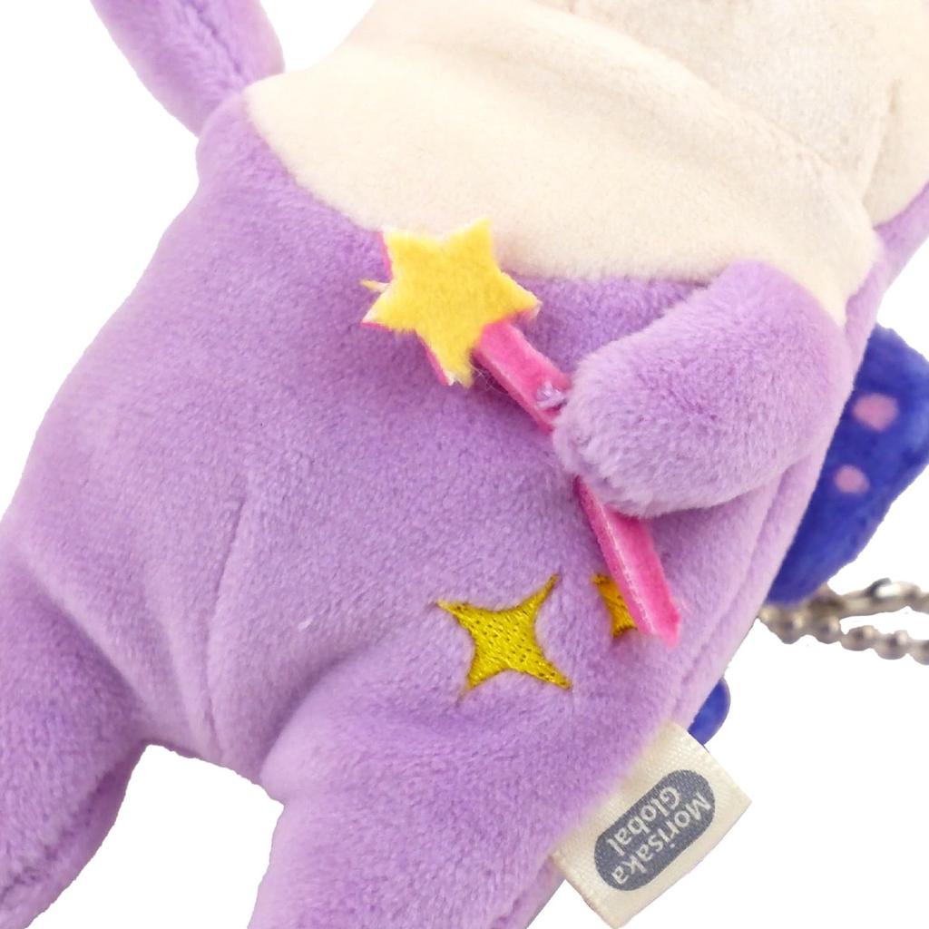 Morisaka Global Mochi Otter Fairy 7 X 6 X 14 Plush Perfect for Plush Soft To the Cute Mochi Series Mini, Purple, Cm, Otter, Fairy, Pastel,