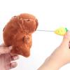 Cute 12cm Plush Capybara Keychain Snot Pulling Charm Cartoon Stuffed Animal School Bag Pendant Gift For Kids Adults