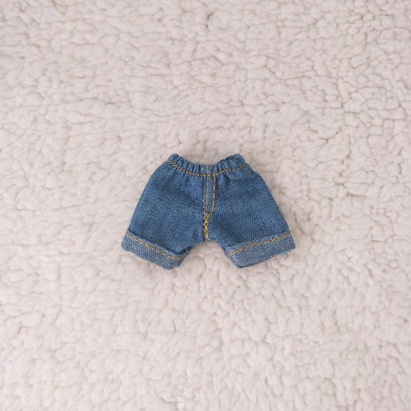 bjd clothes ob11 baby clothes cute 1/12 bjd doll clothes striped short sleeve T-shirt GSC clay head doll accessories shorts toy