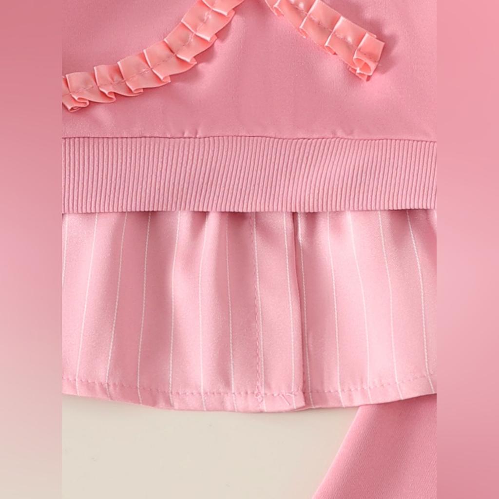 Kids Casual Long-Sleeve Set, Comfortable Daily Wear Outfits