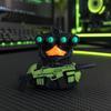 Trendy Military Desktop Decor Tactical Night Vision Duck Figurine Cool Statue Desk