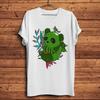 Cute Panda Cthulhu Funny Cartoon TShirt,Men Casual O-neck Tee,Streetwear Short Sleeve Unisex T