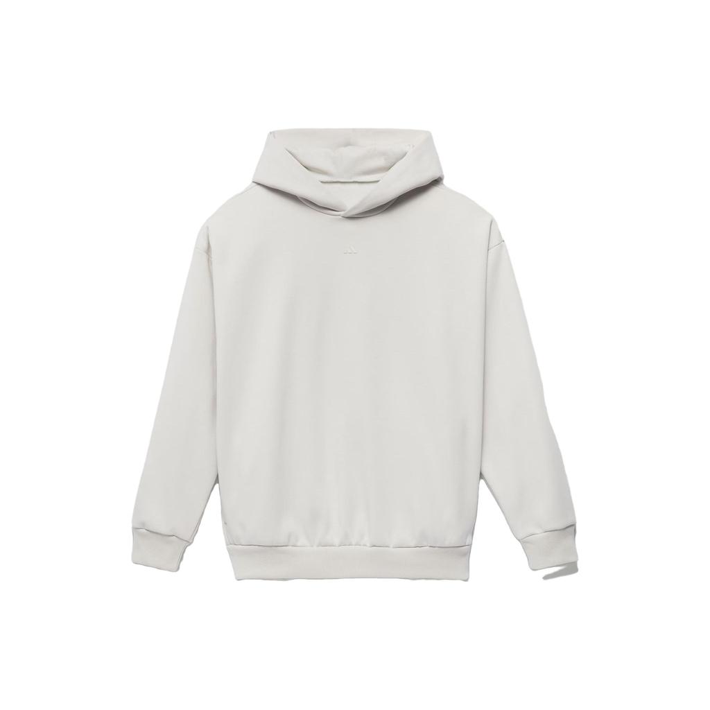 Adidas SS23 Chapter 03 Series Knit Long-Sleeve Hoodie With Brand Logo Print Unisex Tops White IN4241