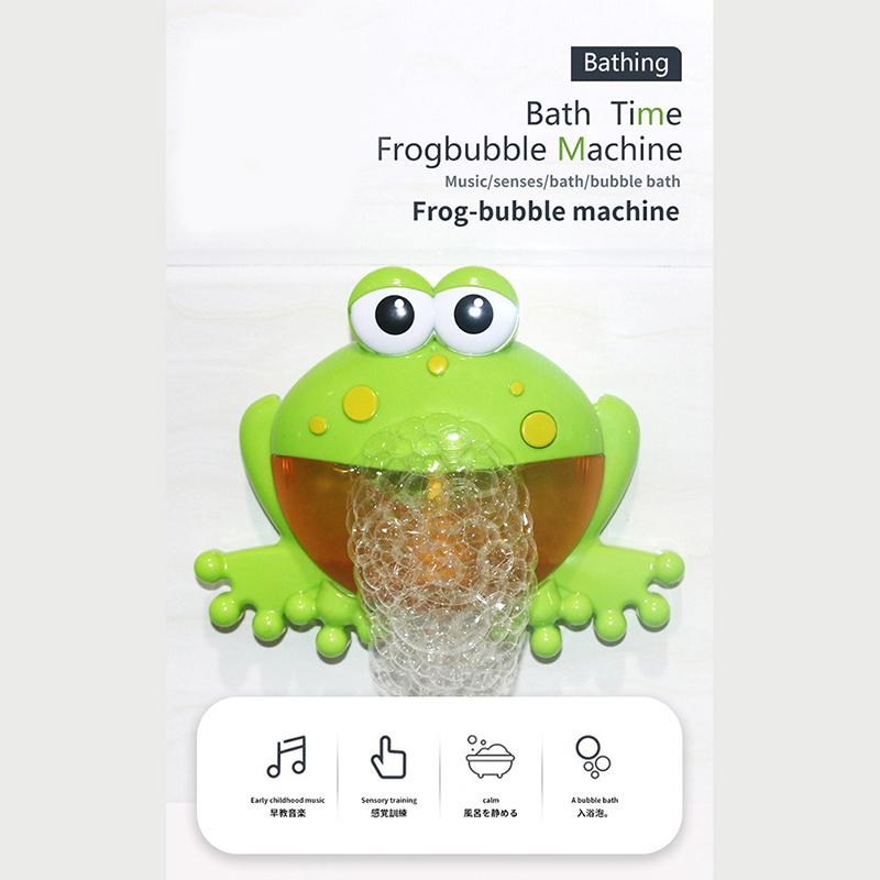 bath time bubble frog