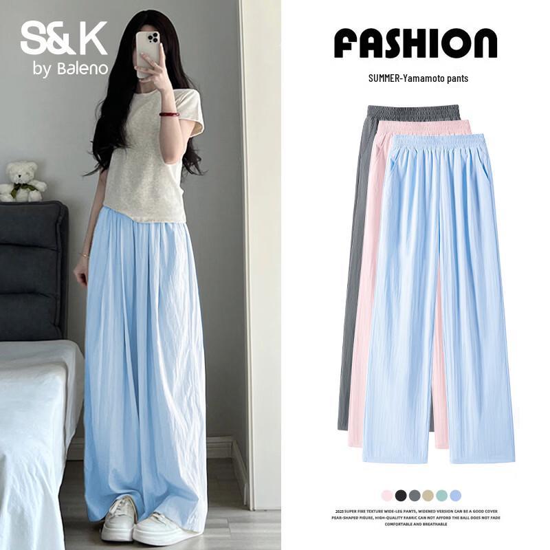 Baleno S&K Women s Wide-Leg Casual Pants S1