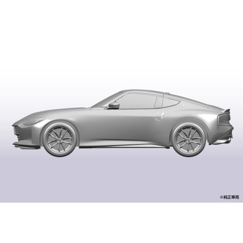 Aoshima Bunka Kyozai (AOSHIMA) 1/32 The Snap Kit Series Nissan RZ34 Fairlady Z Ikazuchi Yellow Pre-Colored Plastic Model Kit 17-A