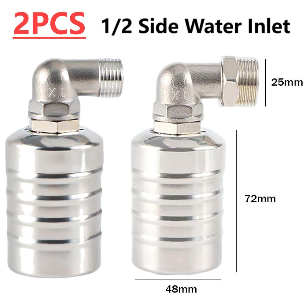 Zawór kulowy pływający ze stali nierdzewnej, automatyczny zawór kontroli poziomu wody, zawór pływakowy 1/2 3/4, zawór odcinający wieżę ciśnień w zbiorniku wody