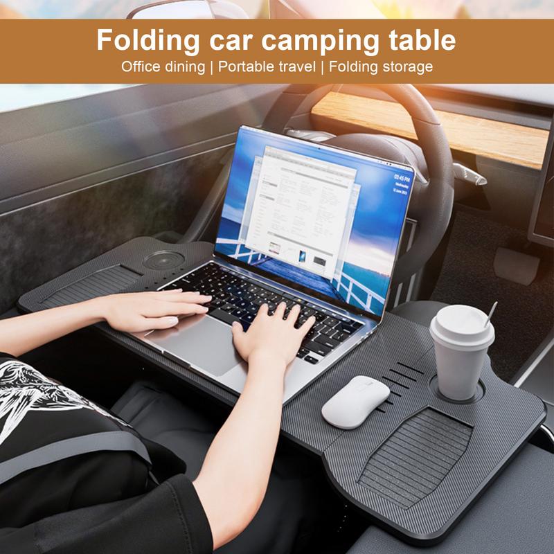 Multifunctional Car Steering Wheel Table Tray Desk Notebook Laptop Eating Desk Car Food Eating Tray for Tesla Y/3